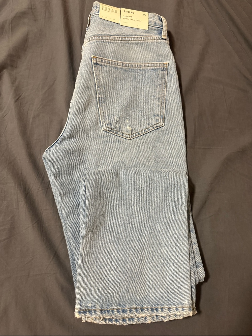 Agolde Lana Jean mid rise vintage straight